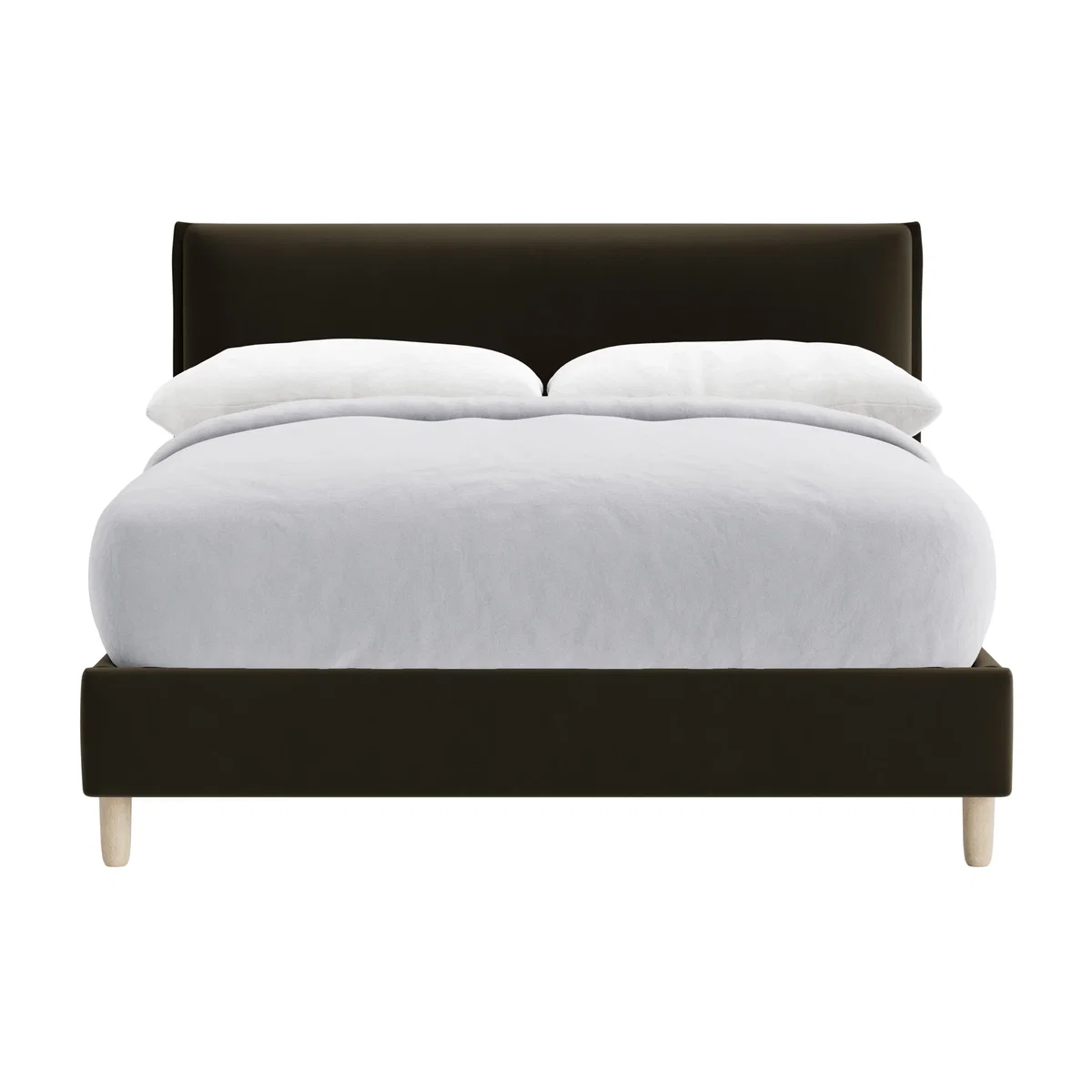 Archy Bed, Double (Wine Bottle Clever Velvet) – image 1