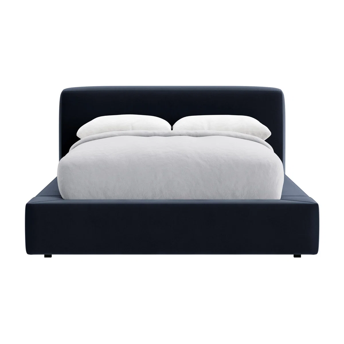 Double The Bedfather Bed in Liquorice Blue Clever Velvet – image 1