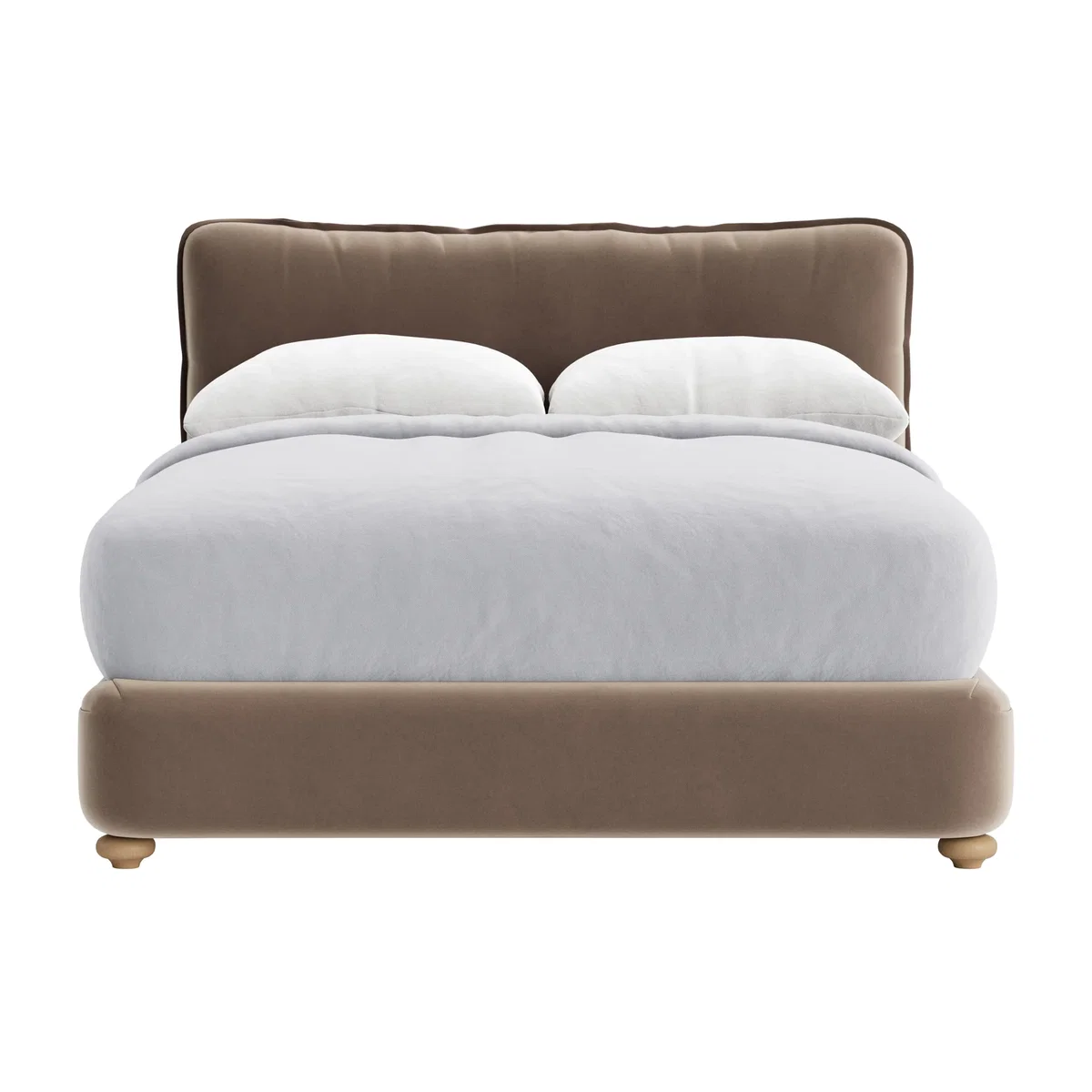 Pillow Talker Bed, King (Tea Bag Clever Velvet) – image 1