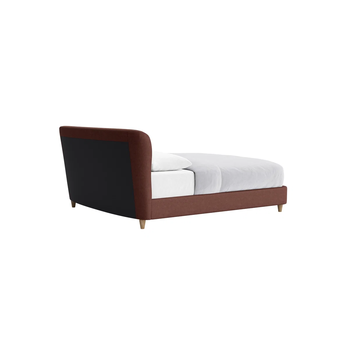 Superking Smoke Bed in Mulberry Wine Clever Linen – image 3