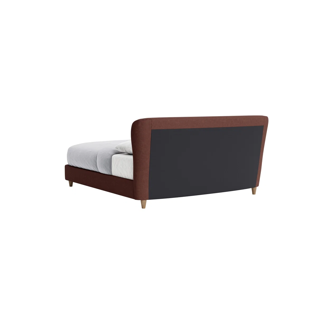 Superking Smoke Bed in Mulberry Wine Clever Linen – image 5