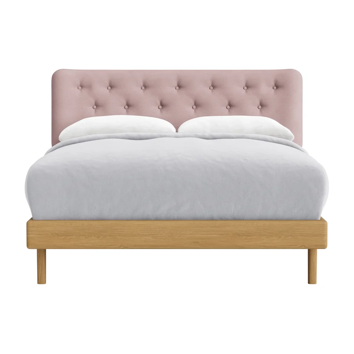 Dr Slow Bed, Double (Pressed Petals Clever Cotton) – image 1