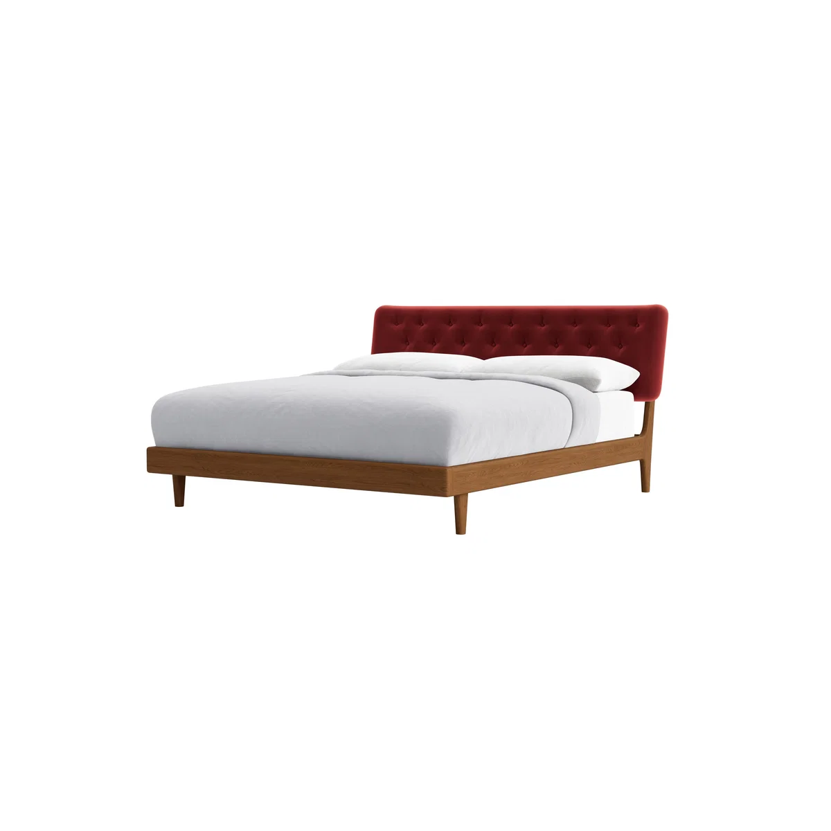Superking Dr Slow Bed in Warm Ash in Rocking Horse Clever Velvet – image 6