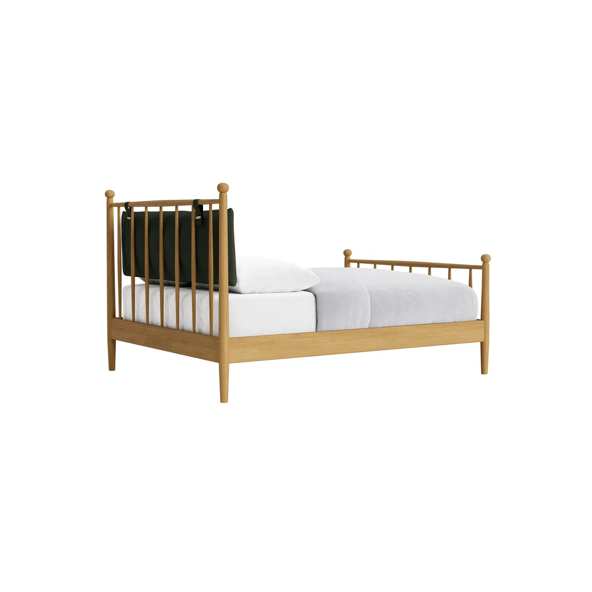 Poppins Bed, Double (Woody Walk Clever Cotton, Light Oak) – image 3