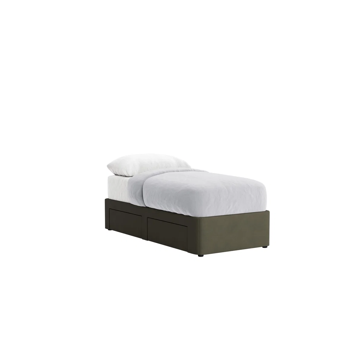 Side Stash 2 Drawer Bed, Single (Woody Walk Clever Cotton) – image 2