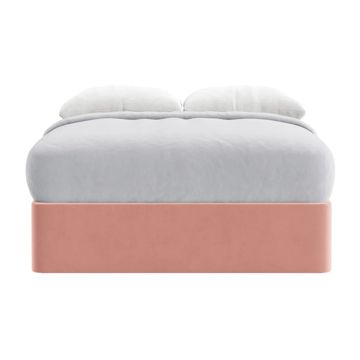 Side Stash 2 Drawer Bed, King (Flushed Cheek Clever Velvet) – image 1
