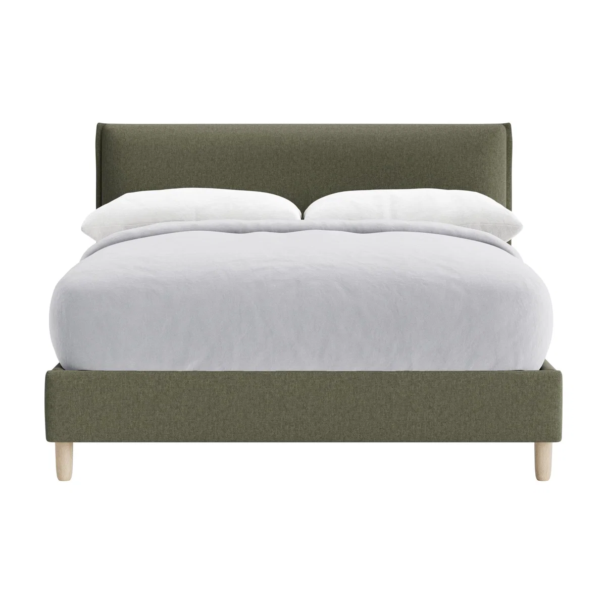 Double Archy Bed in Baked Fig Clever Linen – image 1