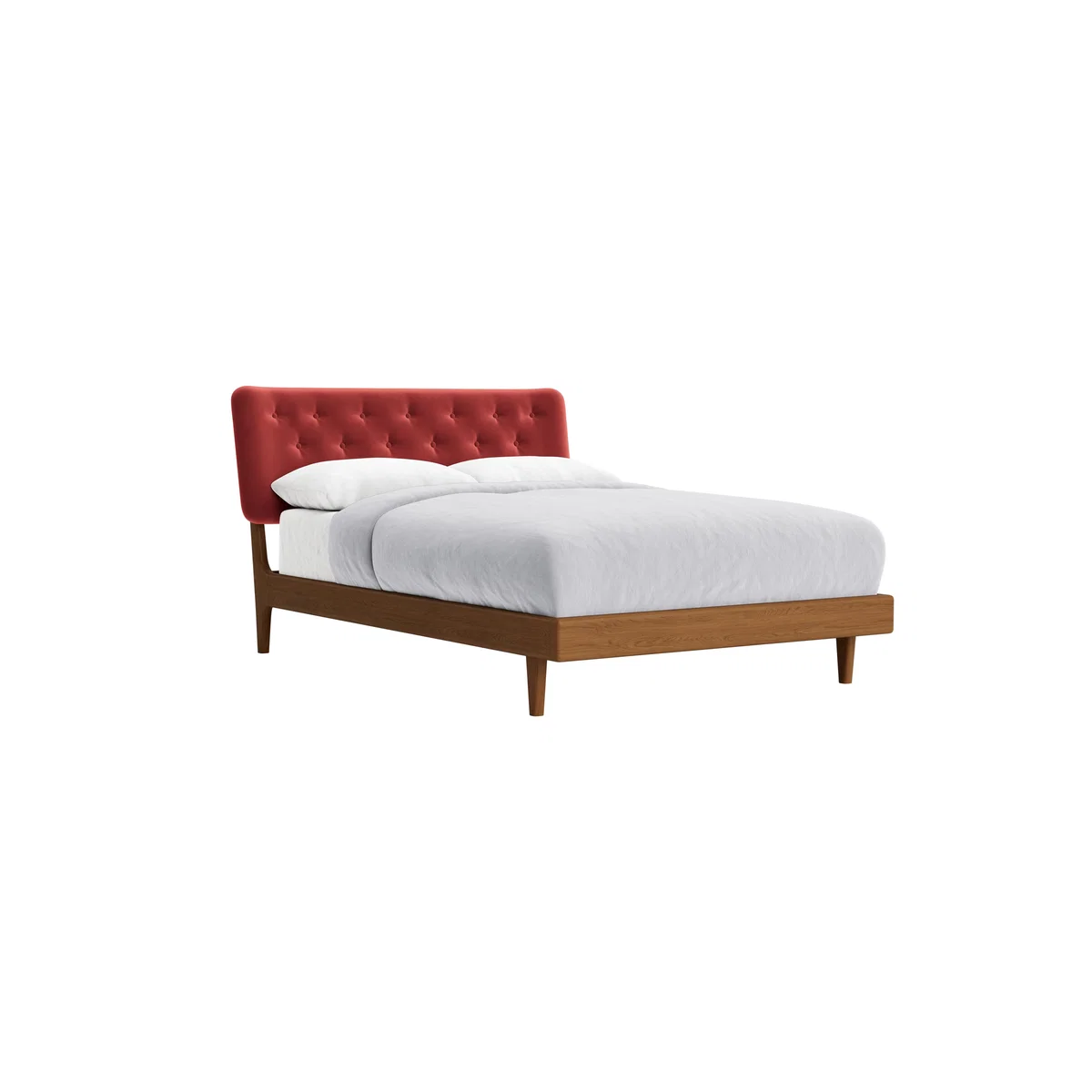 Double Dr Slow Bed in Warm Ash in Rocking Horse Clever Velvet – image 2