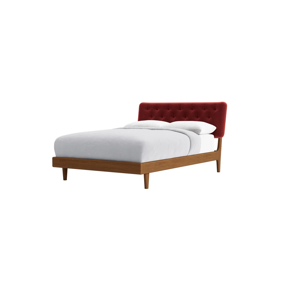 Double Dr Slow Bed in Warm Ash in Rocking Horse Clever Velvet – image 6