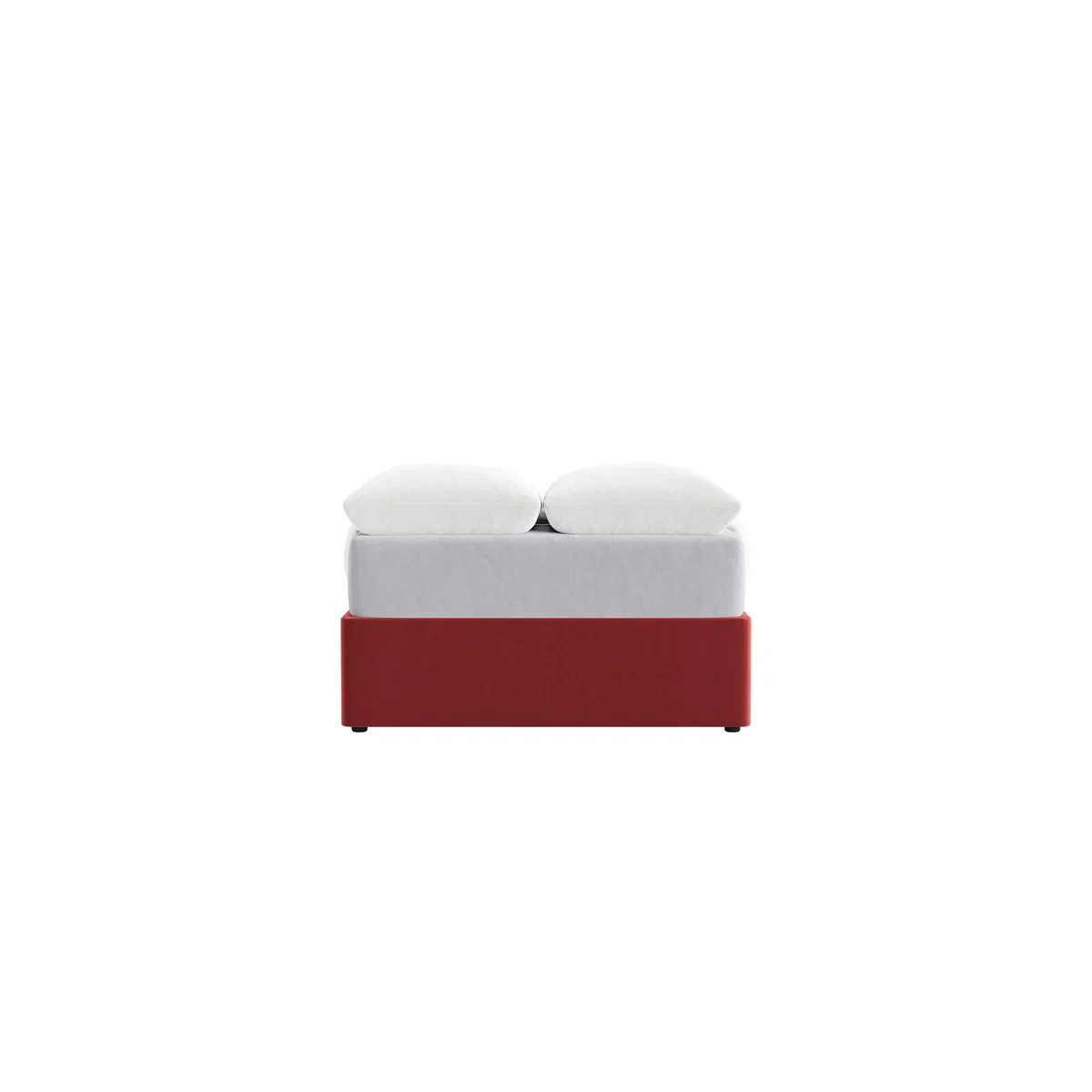 Side Stash 1.5 Drawer Bed Double in Rocking Horse Clever Velvet – image 4