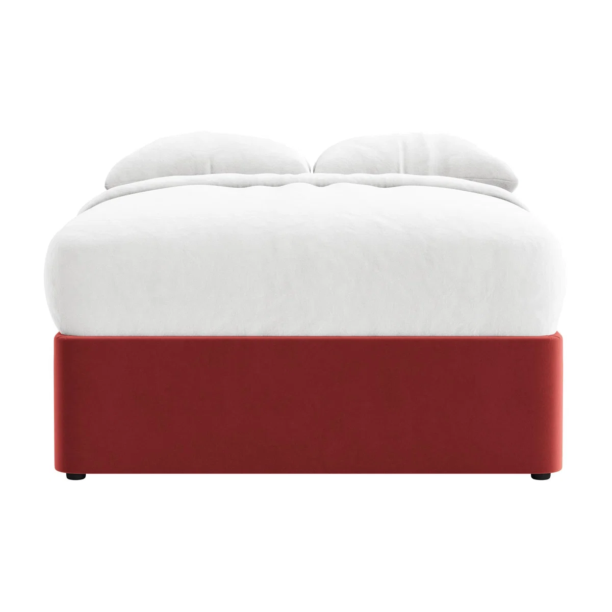 Side Stash 1.5 Drawer Bed Double in Rocking Horse Clever Velvet – image 1