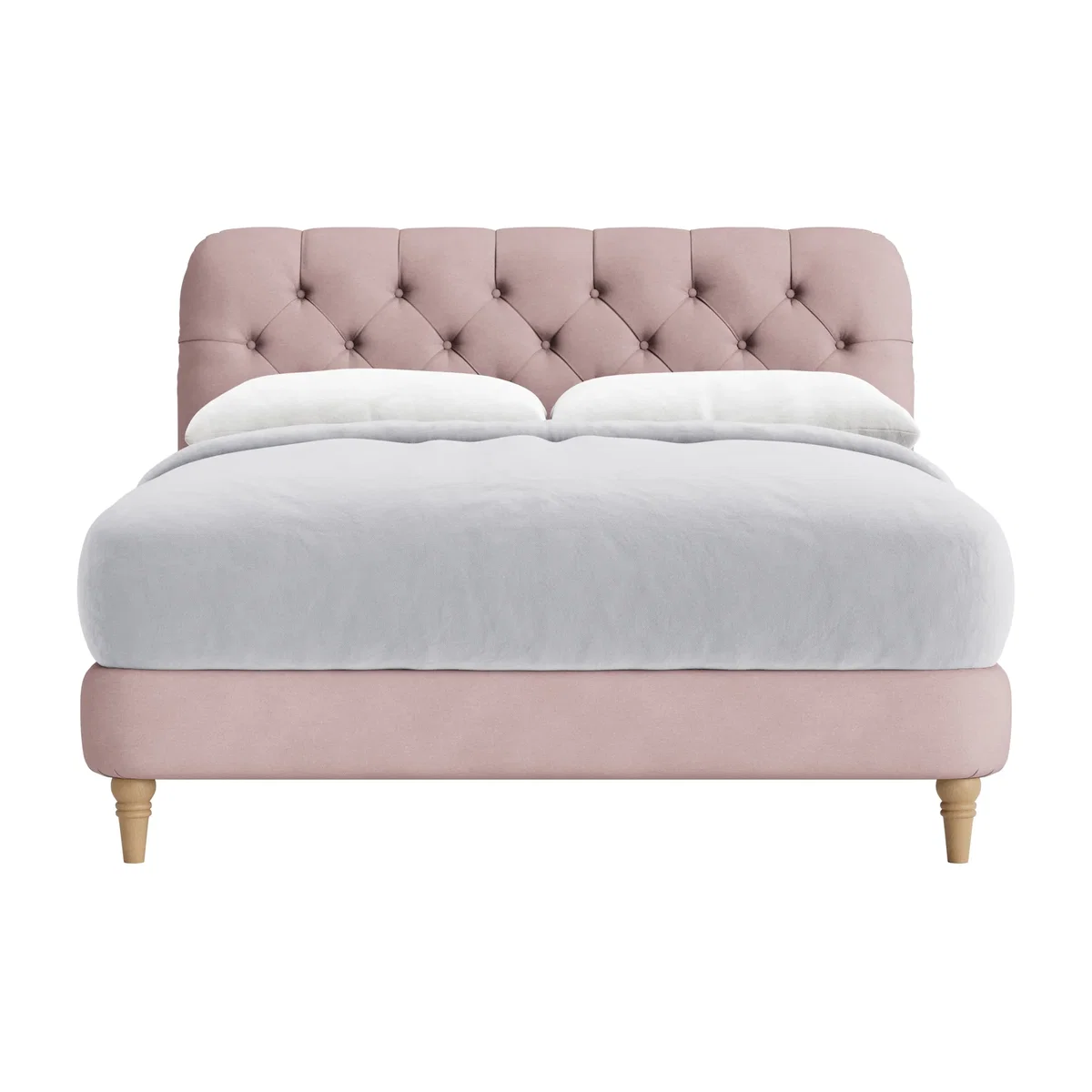 Bedlington Bed, King (Pressed Petals Clever Cotton) – image 1