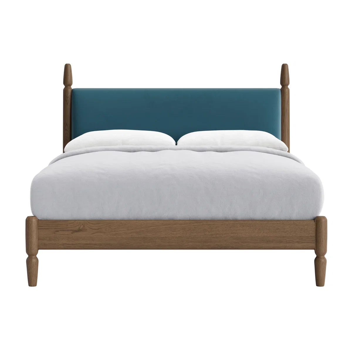 Pippi Bed, King (Teacup Teal Clever Velvet) – image 1