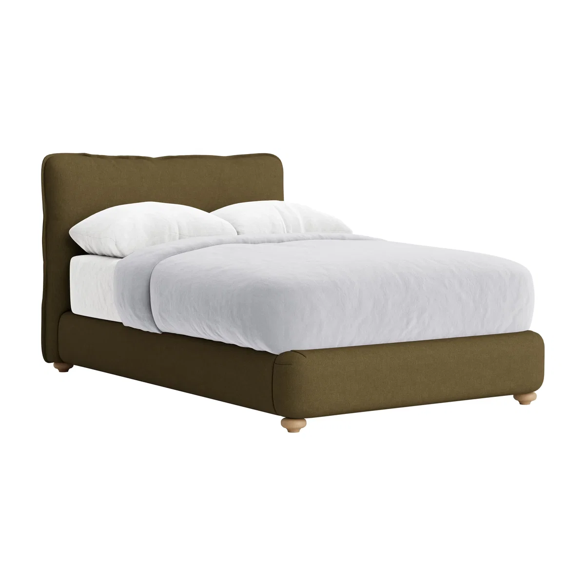 Pillow Talker Bed, Double (Waxed Jacket Clever Linen) – image 1