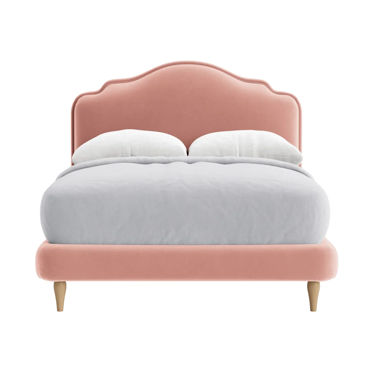 Sugar Puff Bed, Double (Flushed Cheek Clever Velvet) – image 1