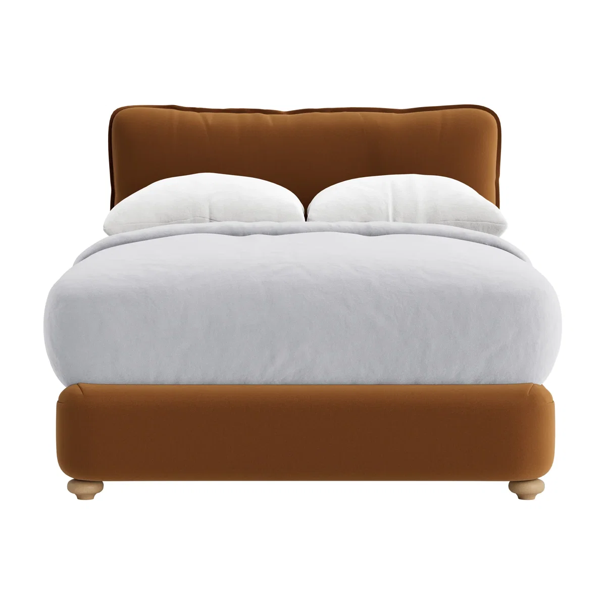 Pillow Talker Bed, Double (Found Chestnut Clever Velvet) – image 1