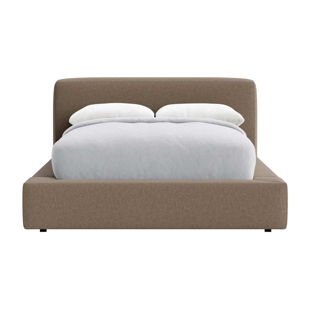Double The Bedfather Bed in Dusted Cocoa Clever Linen – image 1