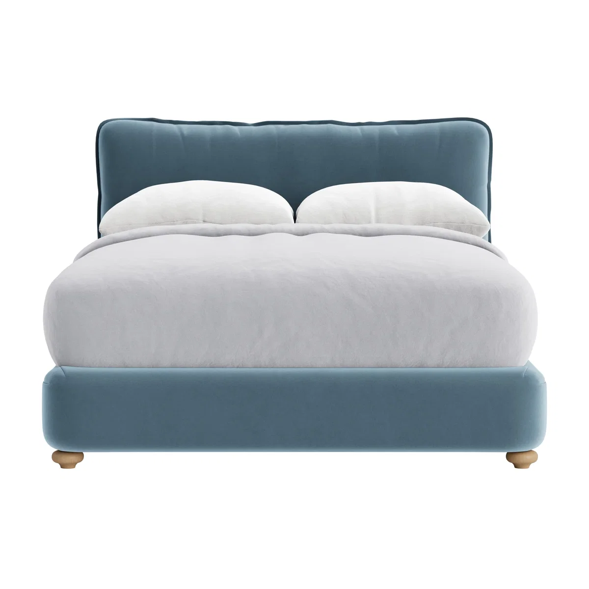 Pillow Talker Bed, King (Birthday Candle Clever Velvet) – image 1