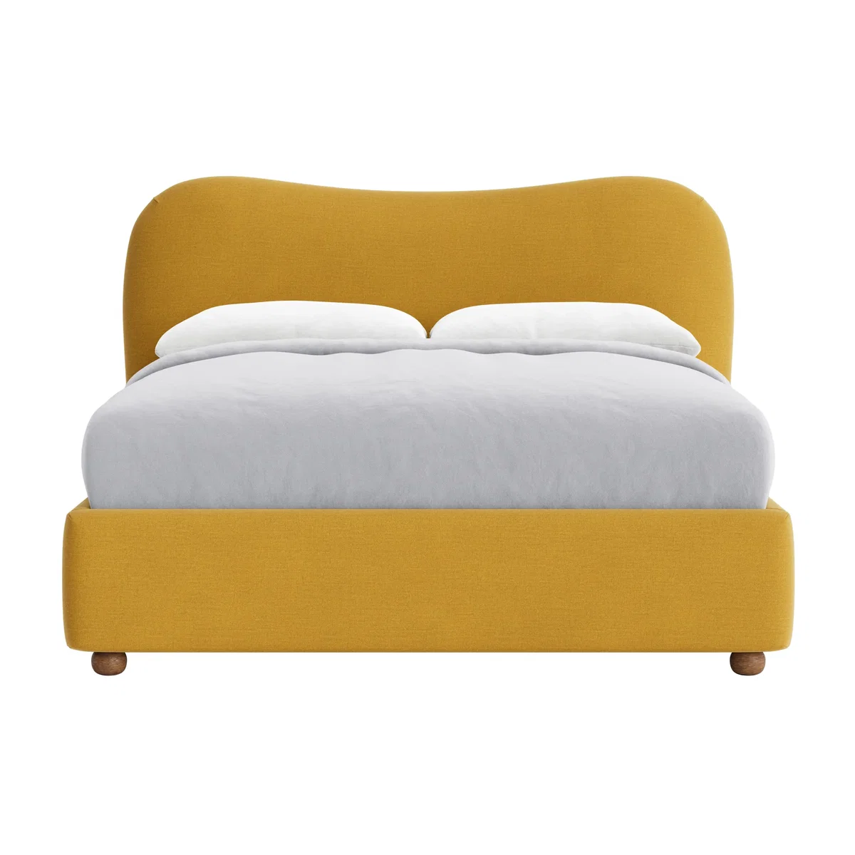 Monroe Bed, King (Butter Drip Clever Linen) – image 1