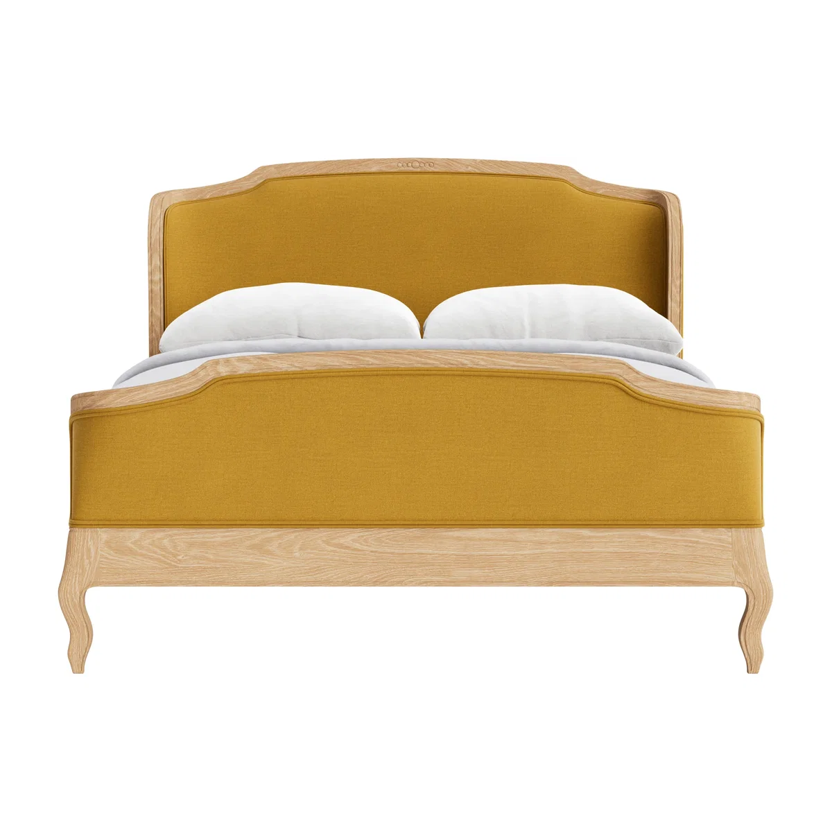 Joelle Bed, King (Butter Drip Clever Linen) – image 1