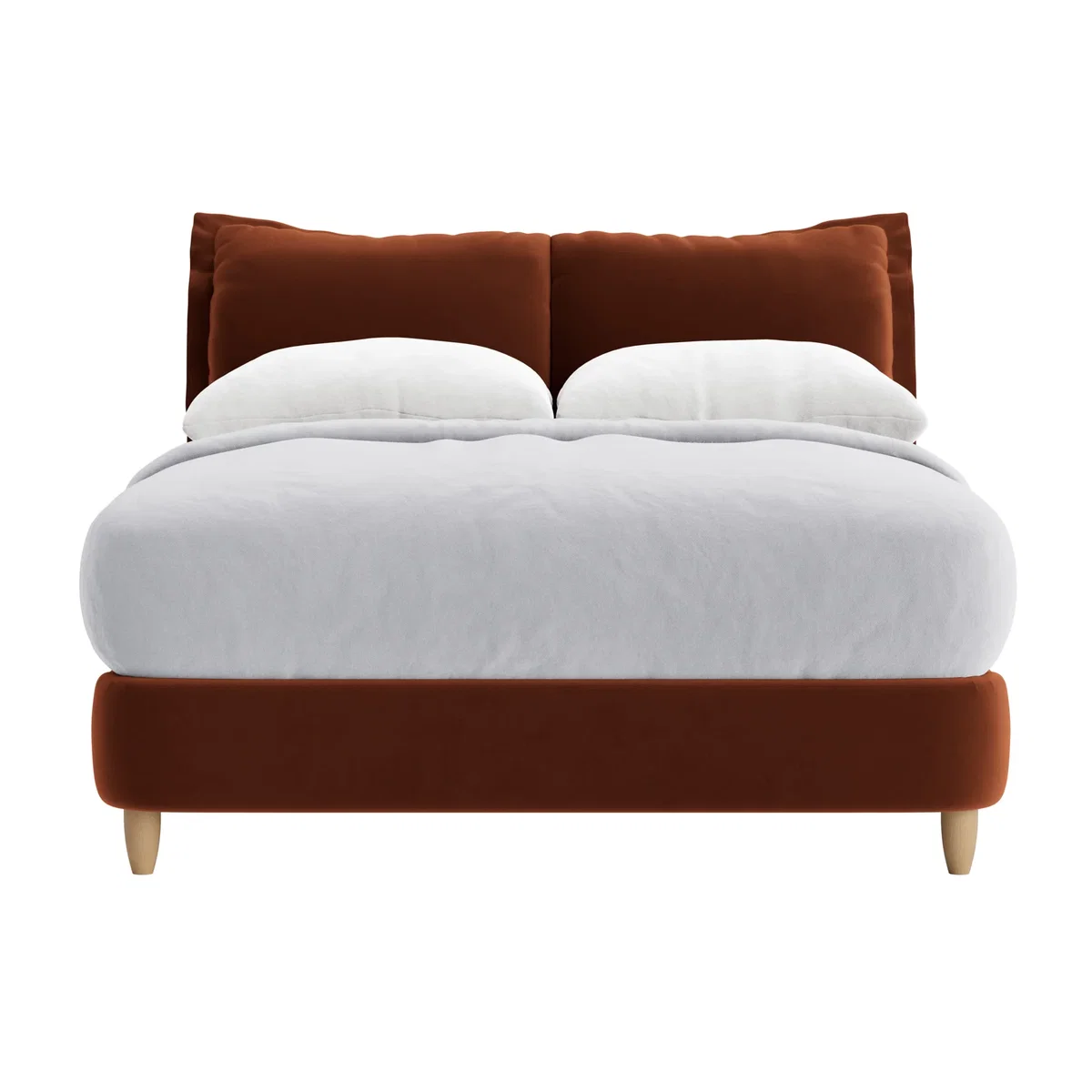 Beddy-Byes Bed, King (Sticky Toffee Clever Velvet) – image 1