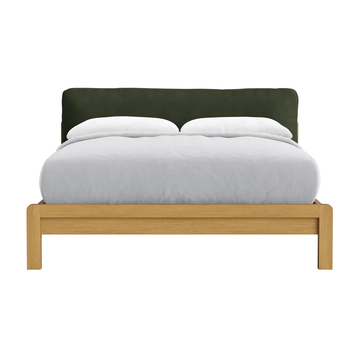Slumberbatch Bed, King (Woody Walk Clever Cotton, Light Oak) – image 1