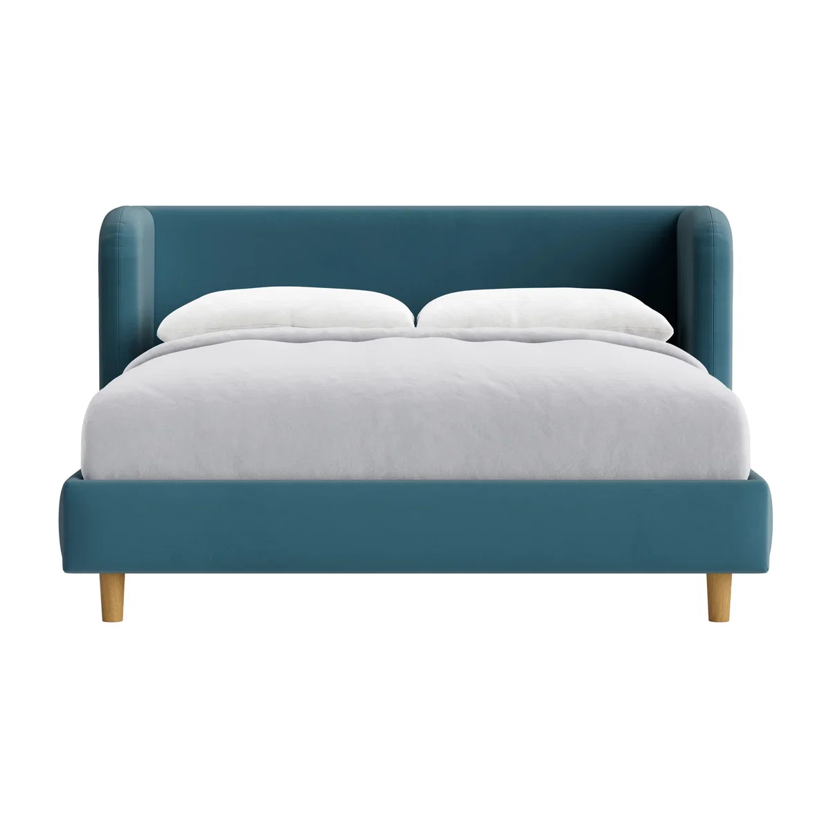 Snoozeliner Bed, King (Teacup Teal Clever Velvet) – image 1