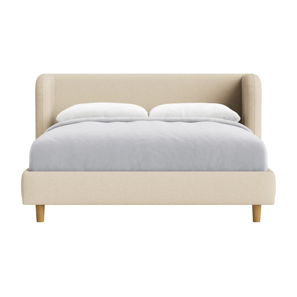 Snoozeliner Bed, King (Sandy Shoe Clever Slubby Linen) – image 1