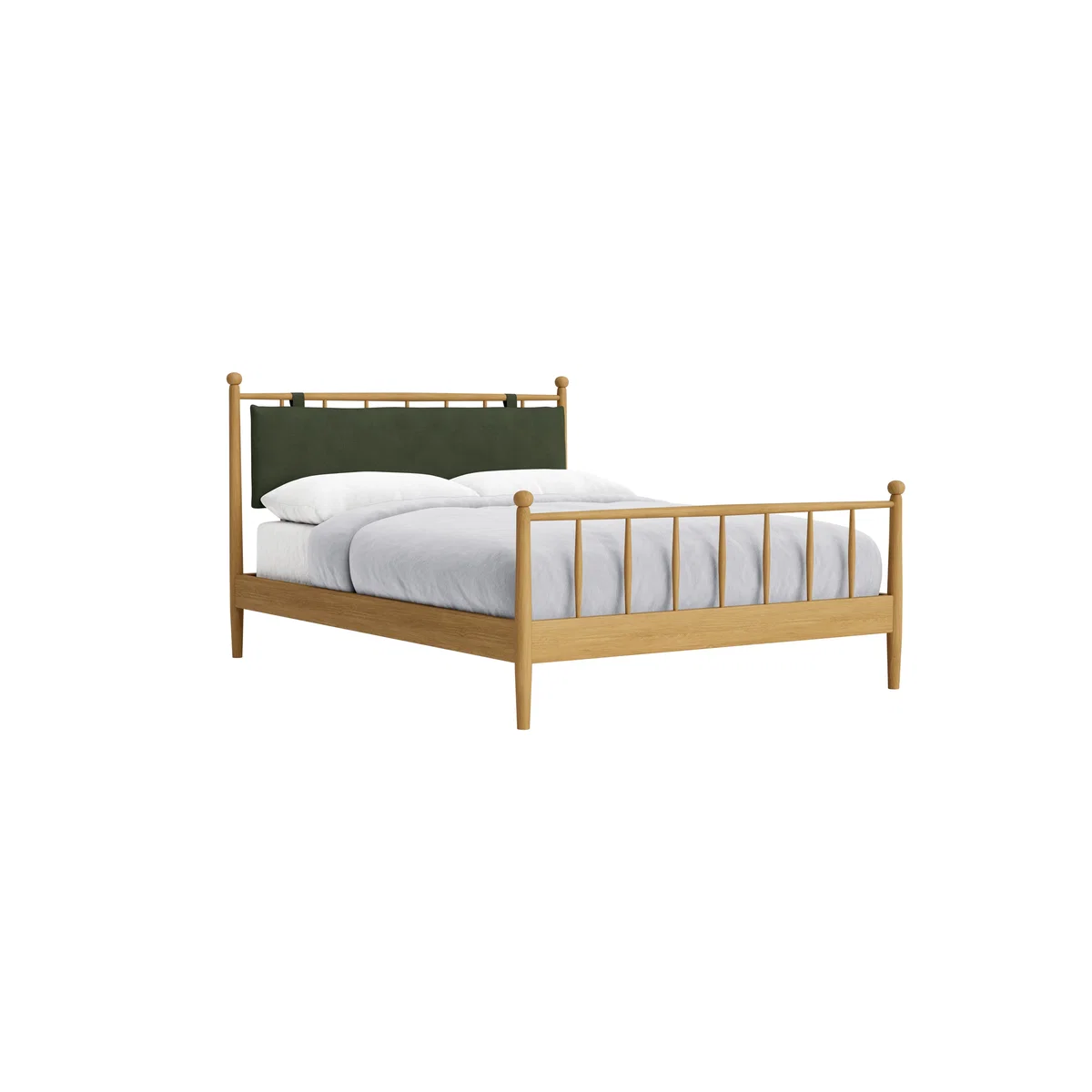 Poppins Bed, King (Woody Walk Clever Cotton, Light Oak) – image 2