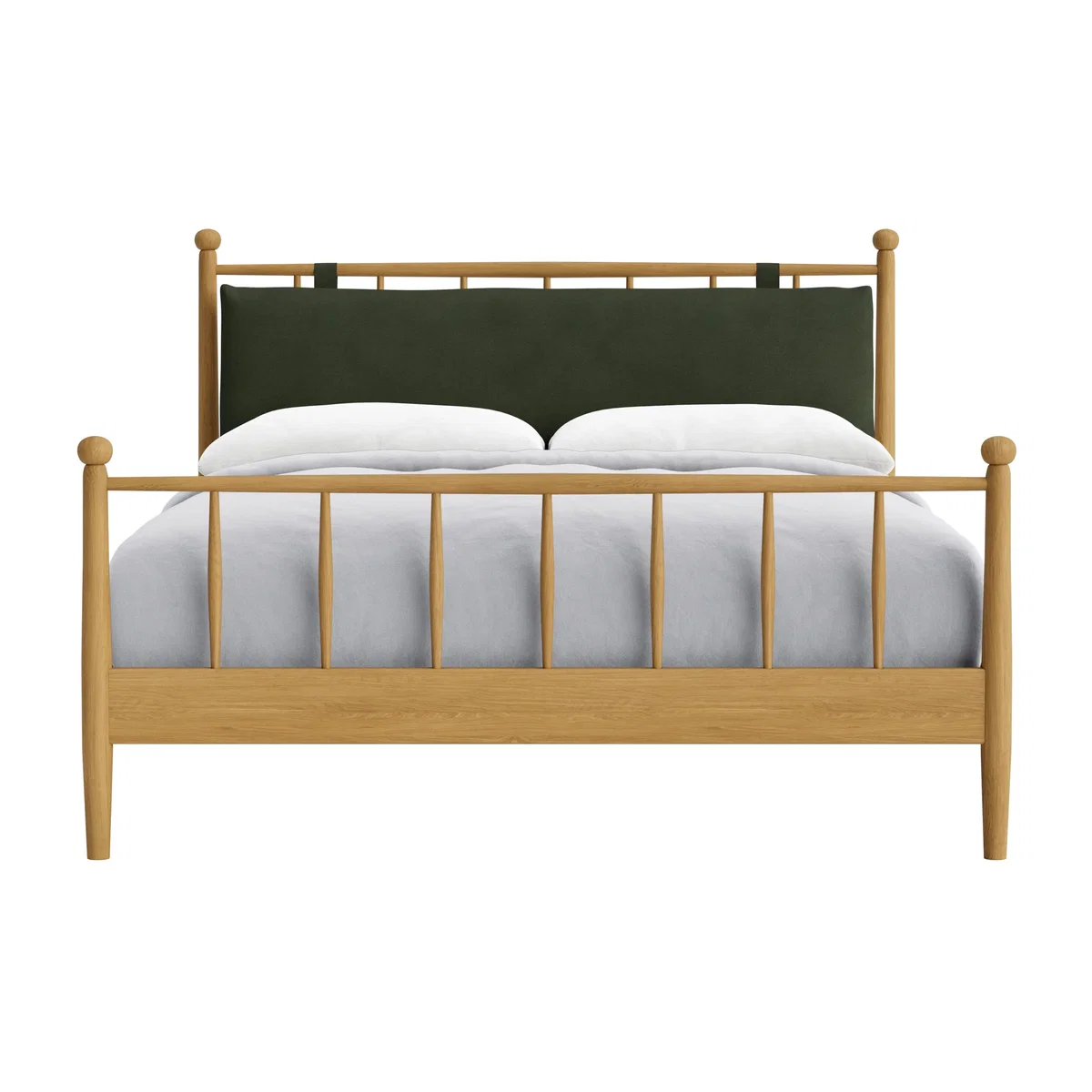 Poppins Bed, King (Woody Walk Clever Cotton, Light Oak) – image 1