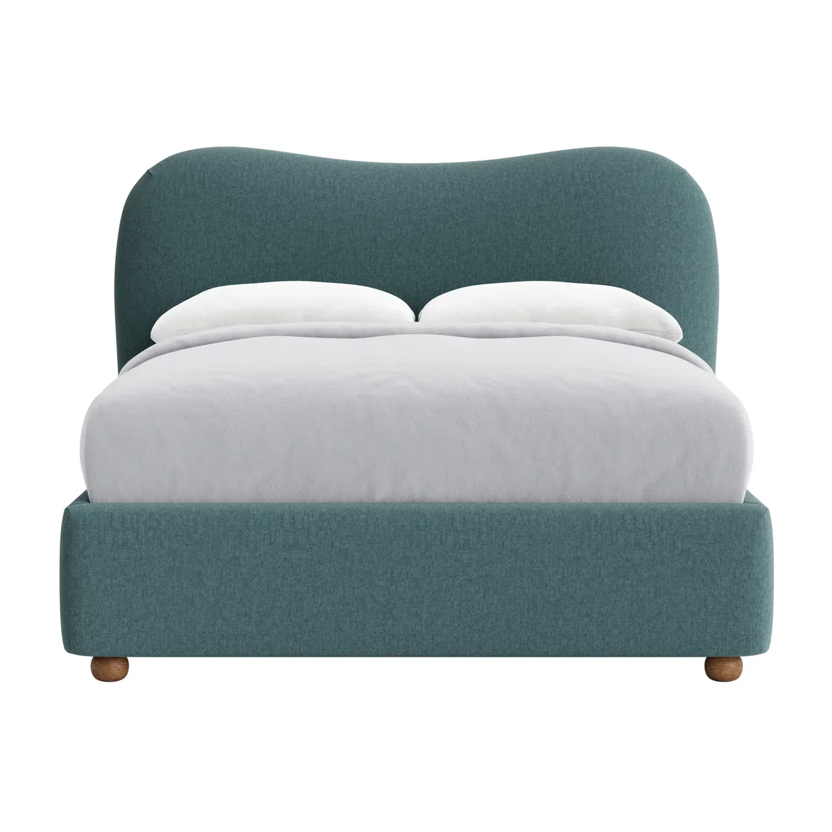 Monroe Bed, Double (Puddle Clever Linen) – image 1