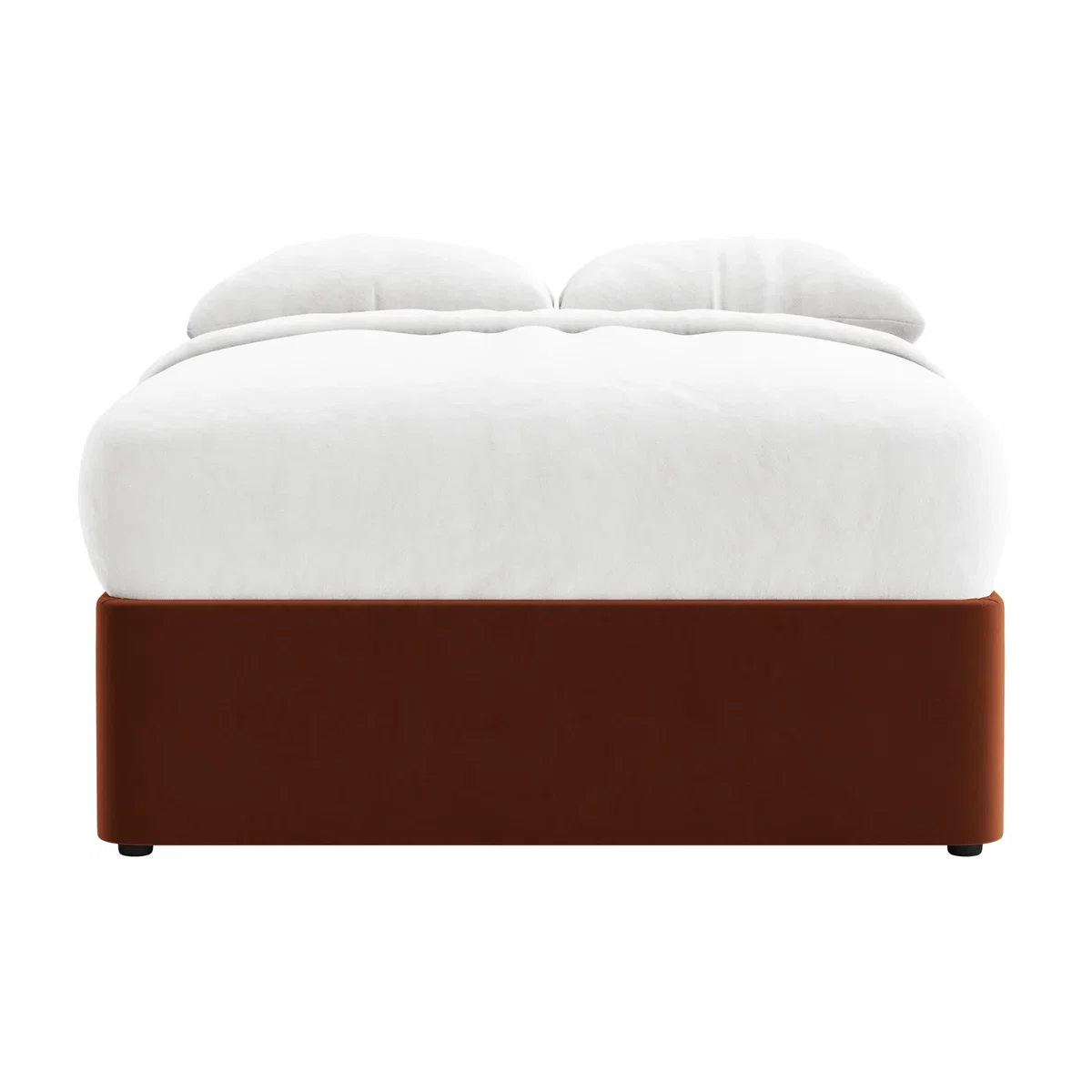 Side Stash 1.5 Drawer Bed, Double (Sticky Toffee Clever Velvet) – image 1