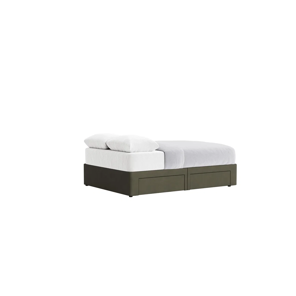 Side Stash 2 Drawer Bed, King (Woody Walk Clever Cotton) – image 3