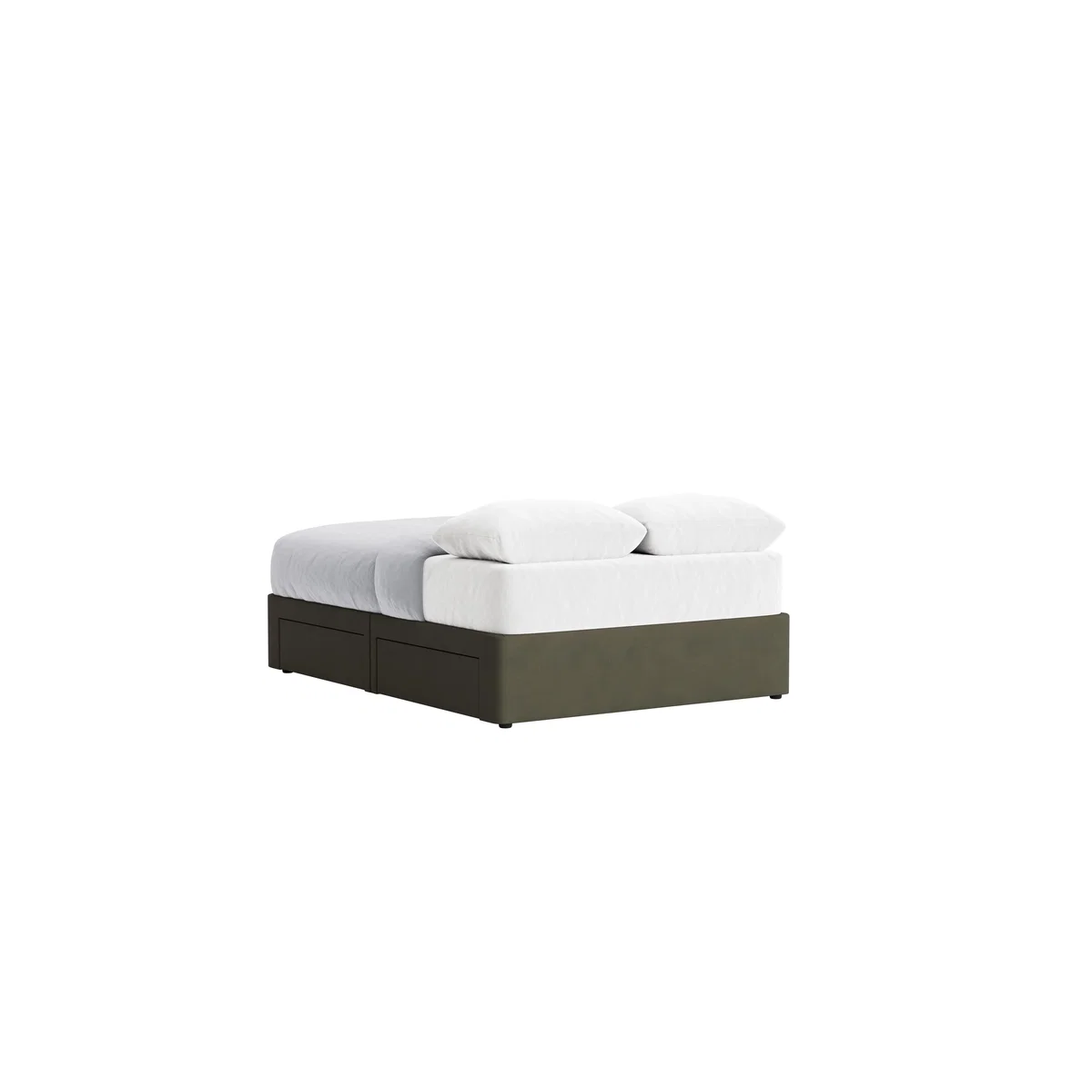 Side Stash 2 Drawer Bed, King (Woody Walk Clever Cotton) – image 5