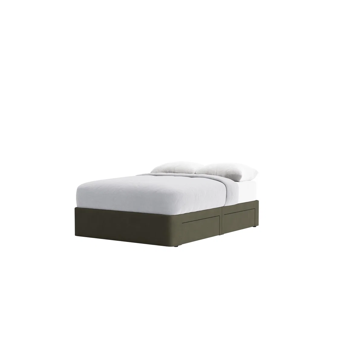 Side Stash 2 Drawer Bed, King (Woody Walk Clever Cotton) – image 6