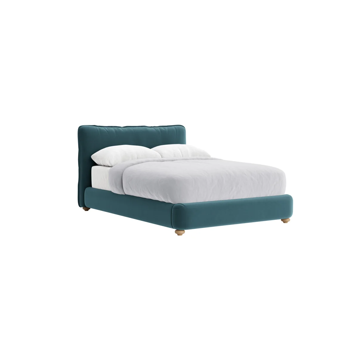 Pillow Talker Bed, King (Sopping Seagrass Clever Velvet) – image 2