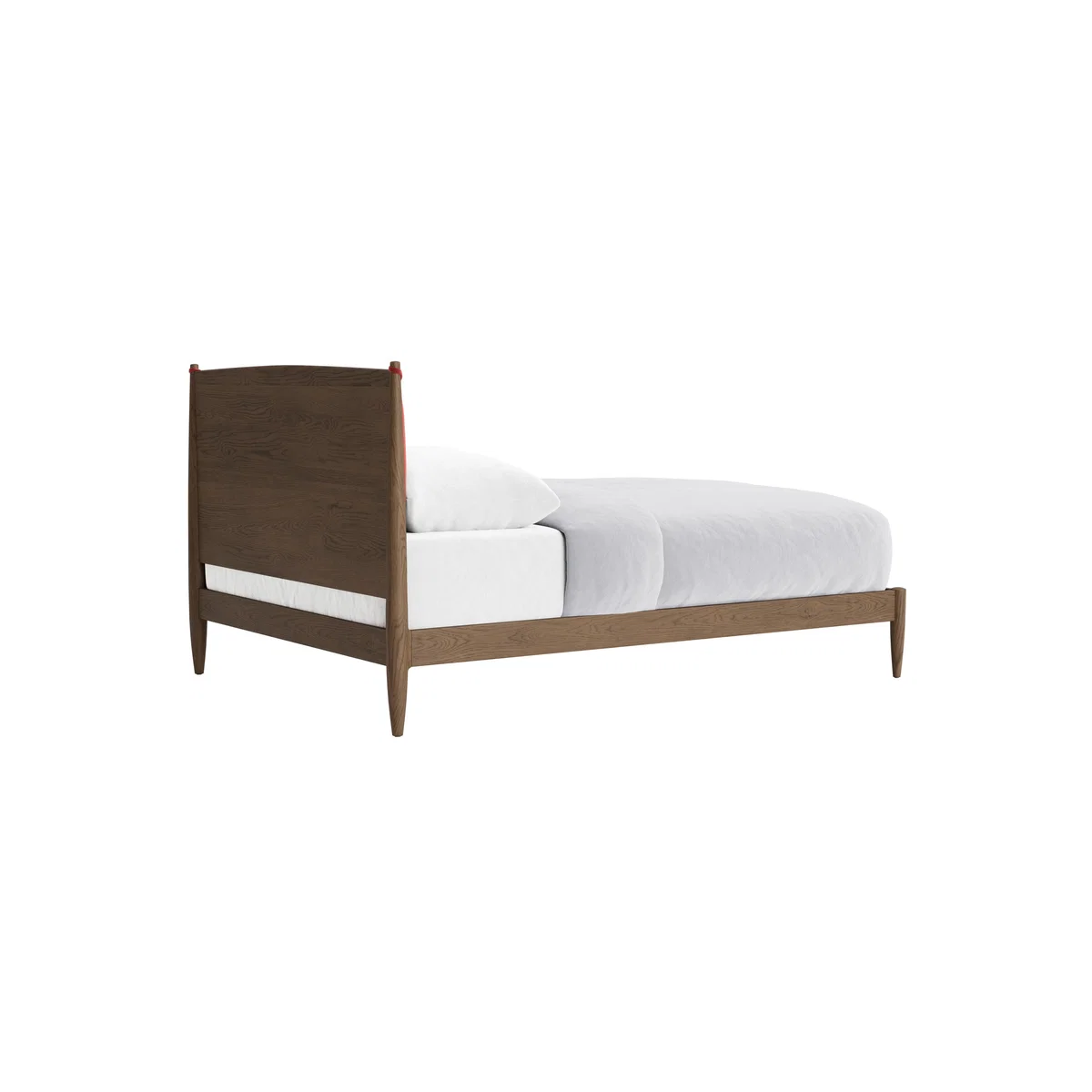 Bagel Bed in Dark Oak Kingsize in Rocking Horse Clever Velvet – image 3
