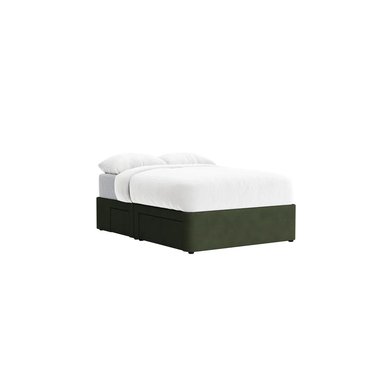 Side Stash 1.5 Drawer Bed, Double (Woody Walk Clever Cotton) – image 2