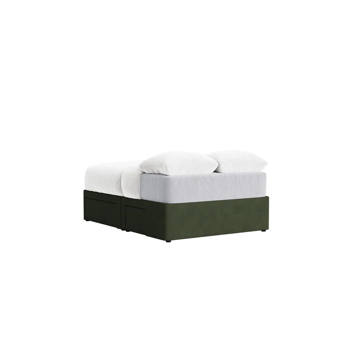 Side Stash 1.5 Drawer Bed, Double (Woody Walk Clever Cotton) – image 5