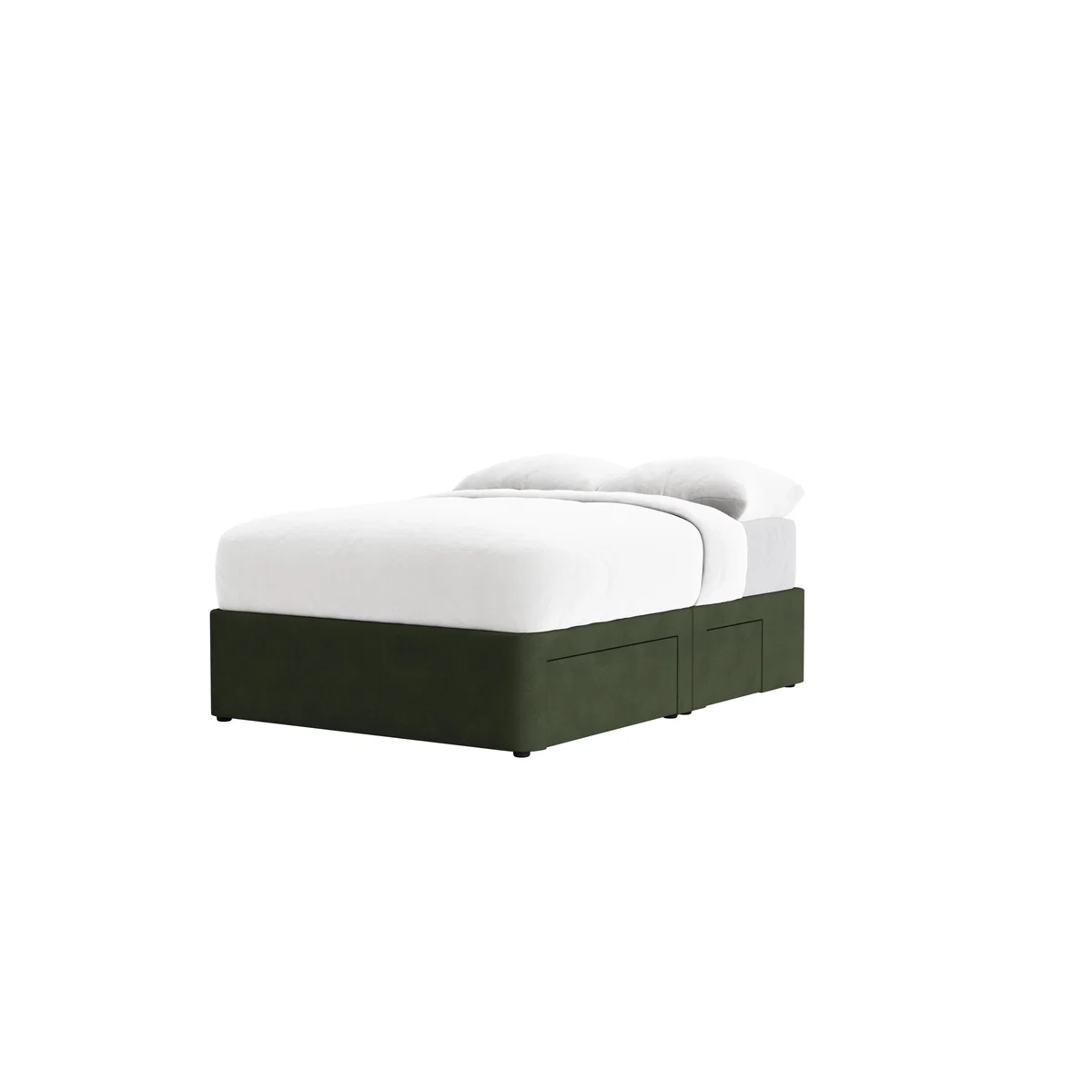 Side Stash 1.5 Drawer Bed, Double (Woody Walk Clever Cotton) – image 6