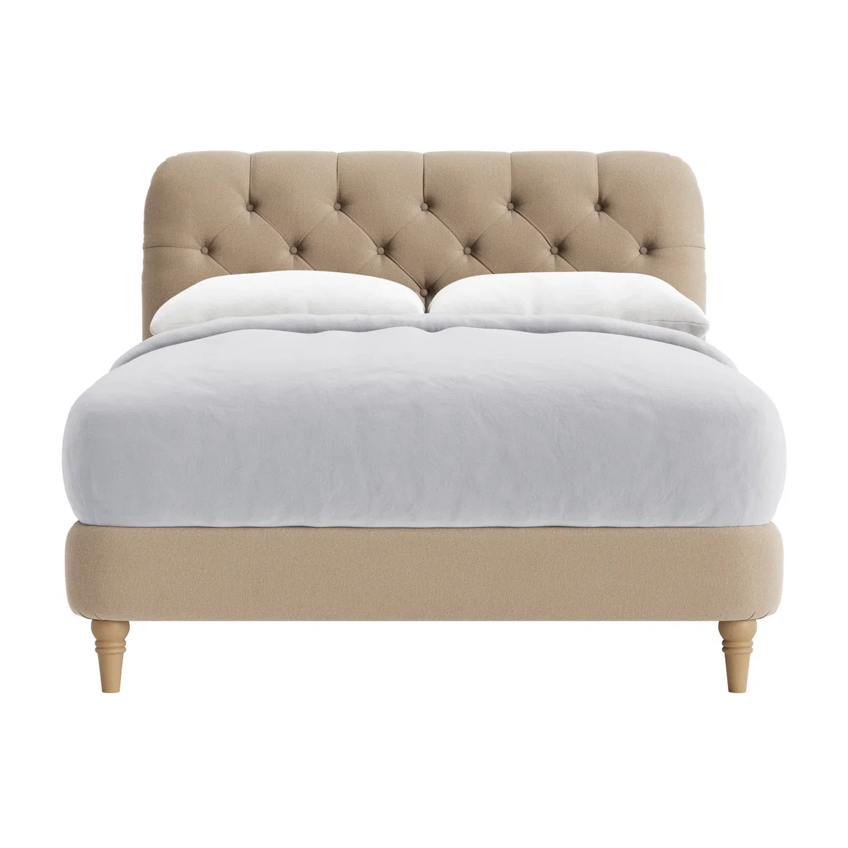 Bedlington Bed, Double (Toasted Muffin Clever Cotton) – image 1