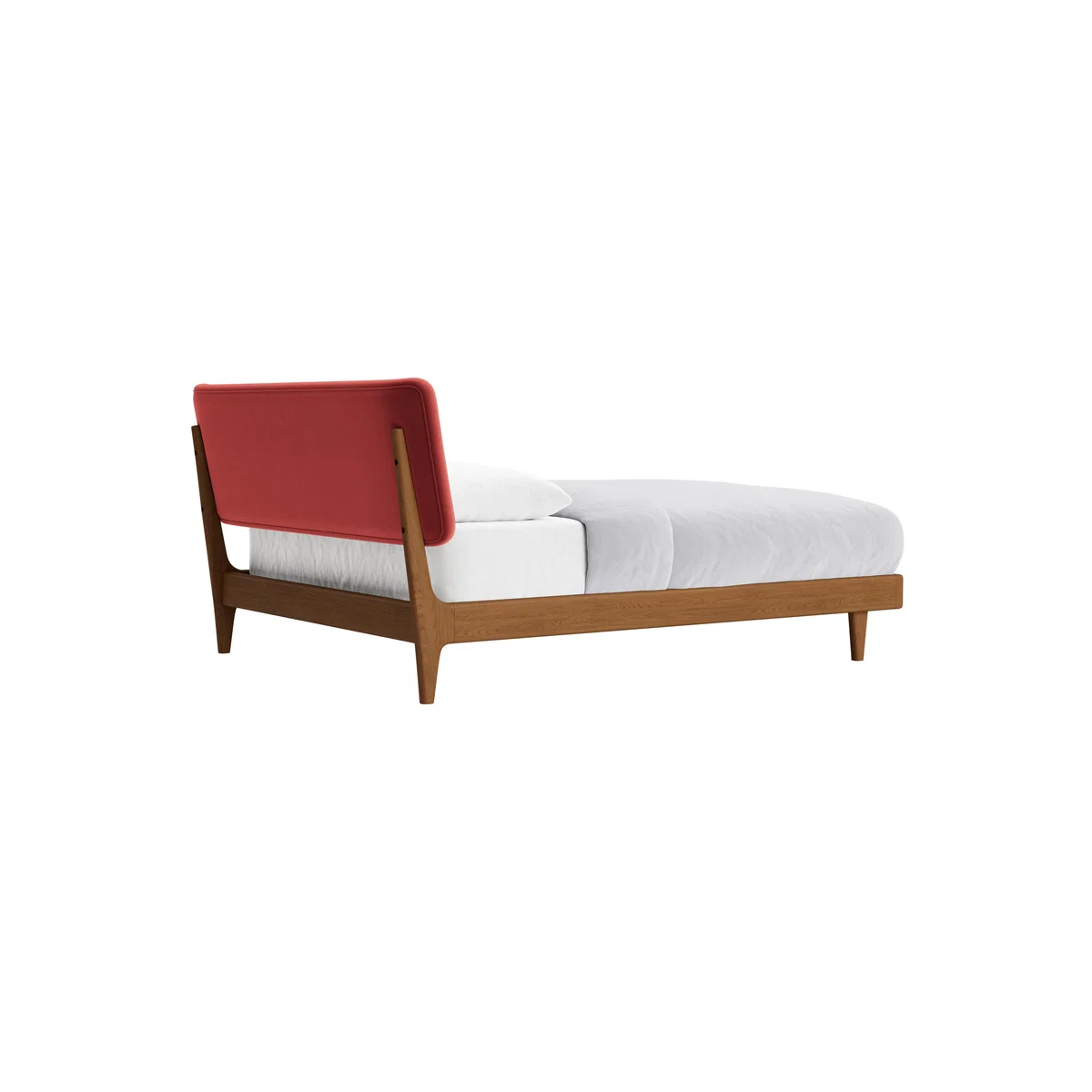 Kingsize Dr Slow Bed in Warm Ash in Rocking Horse Clever Velvet – image 3