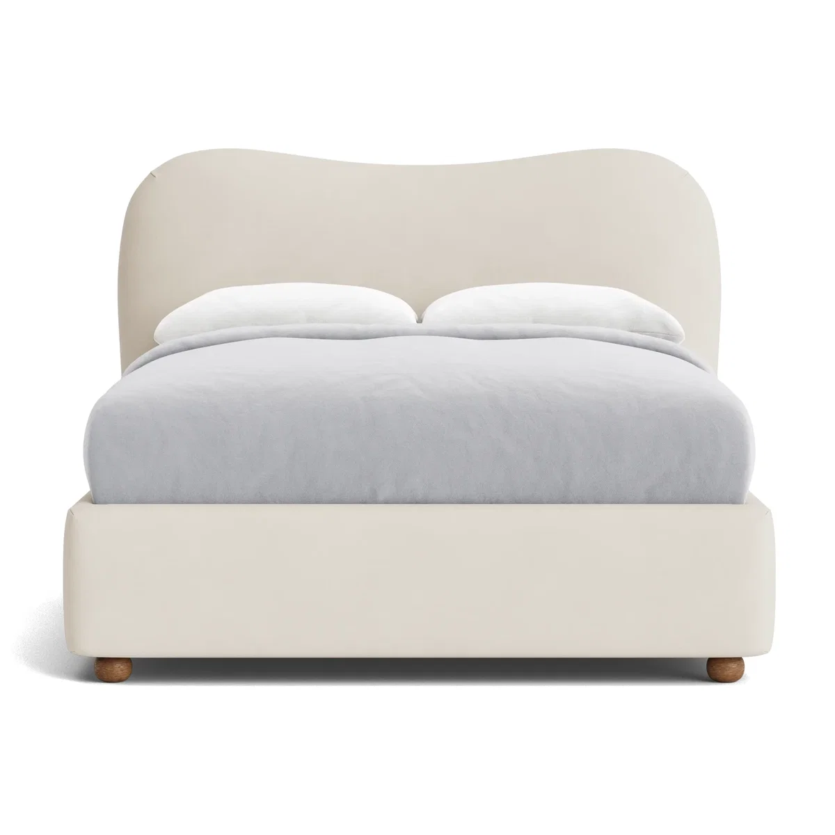 Monroe Bed, Double (Scattered Showers Clever Slubby Linen) – image 1