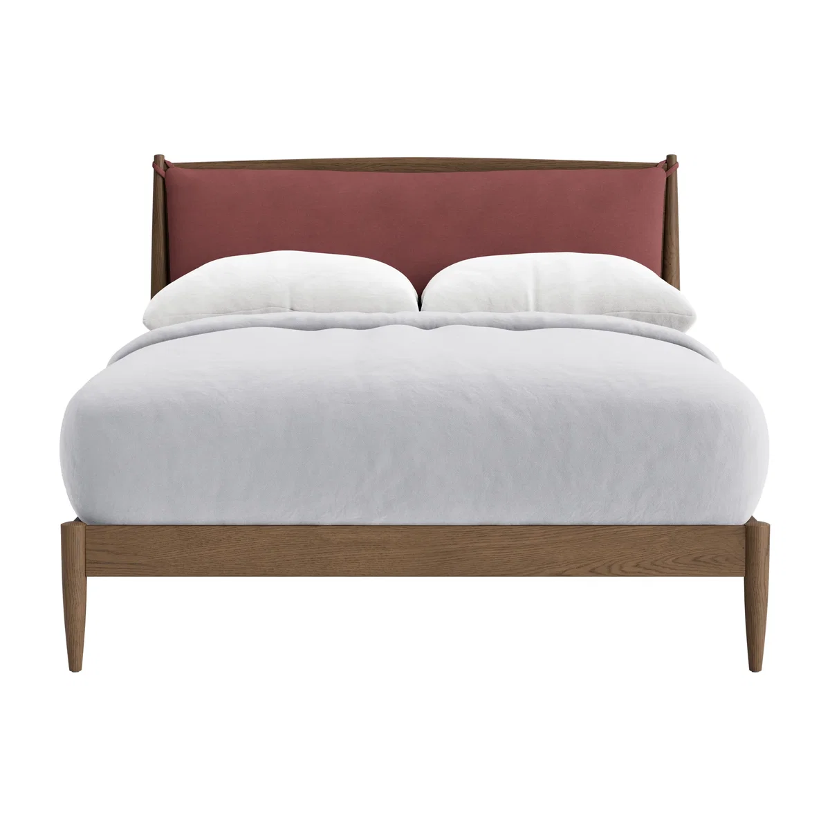 Bagel Bed, King (Berry Jelly Clever Cotton, Dark Oak) – image 1