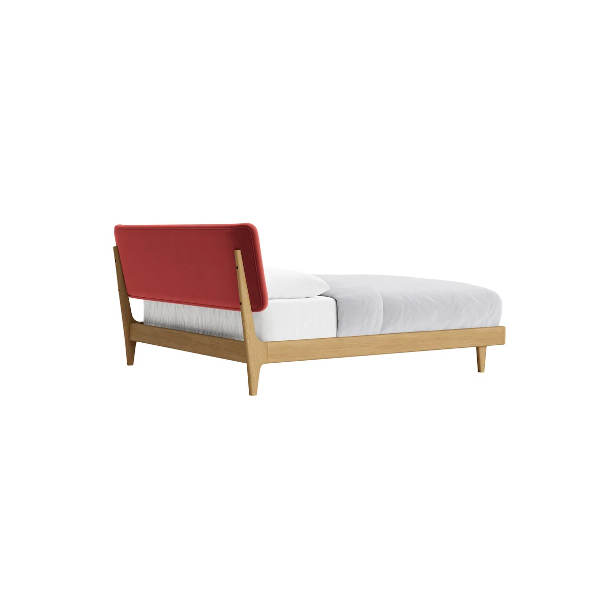 Superking Dr Slow Bed in Light Oak in Rocking Horse Clever Velvet – image 3