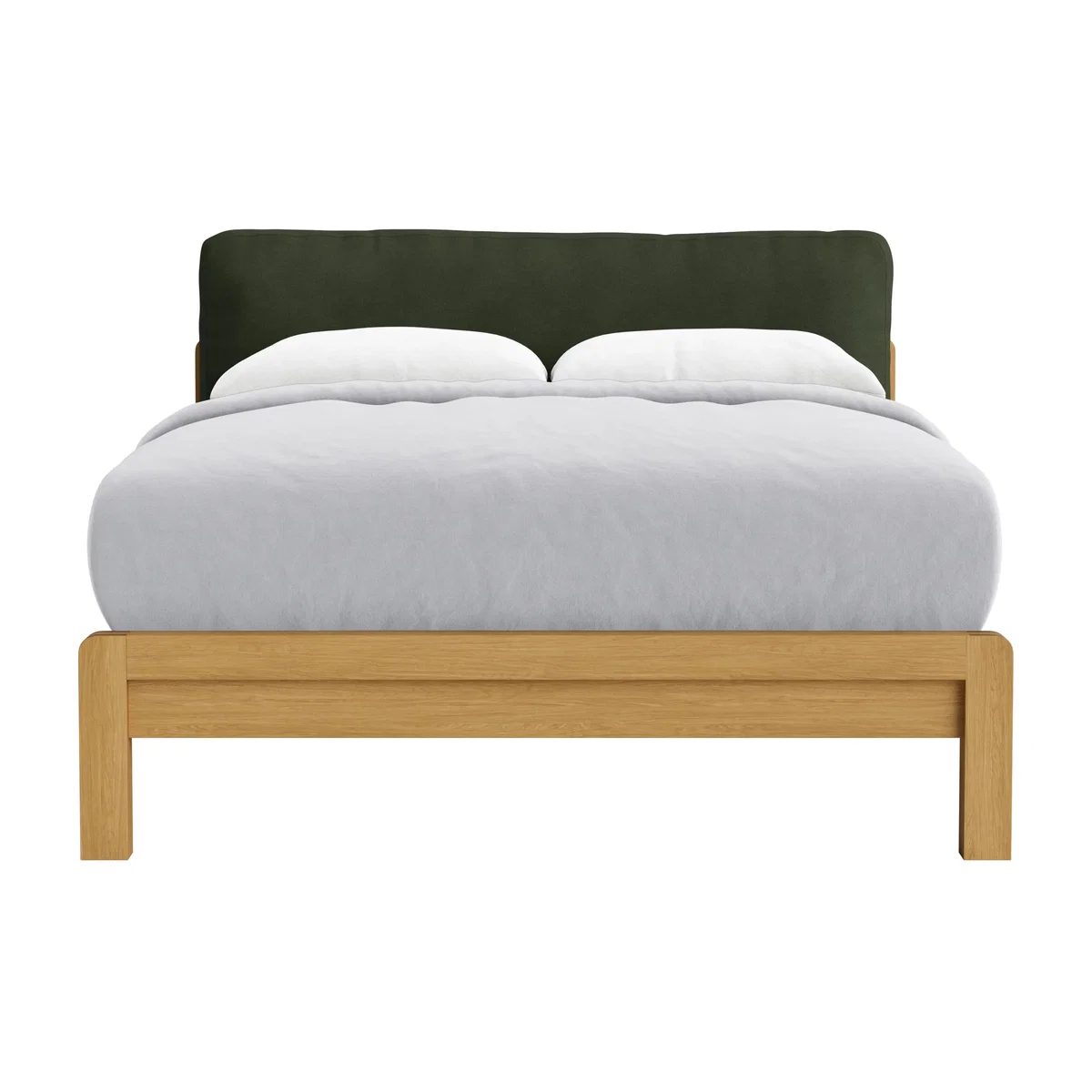 Slumberbatch Bed, Double (Woody Walk Clever Cotton, Light Oak) – image 1
