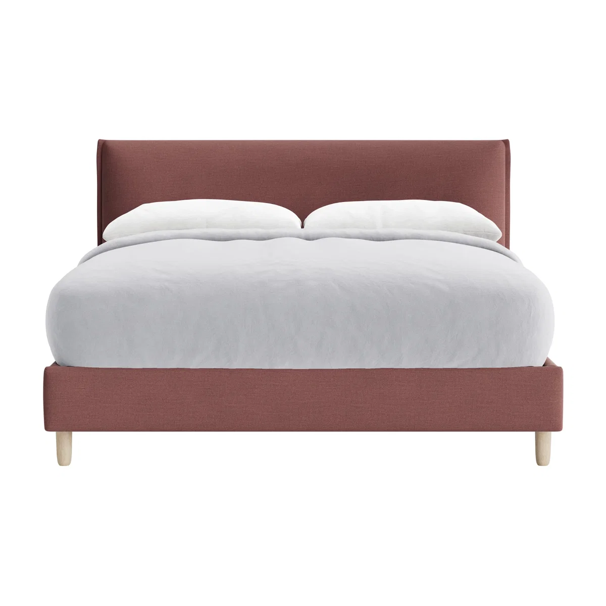 Archy Bed, King (Preserved Plums Clever Linen) – image 1
