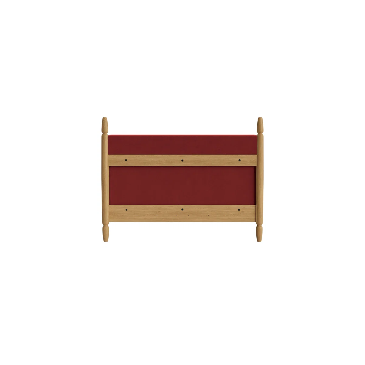 Kingsize Pippi Bed in Light Oak in Rocking Horse Clever Velvet – image 4