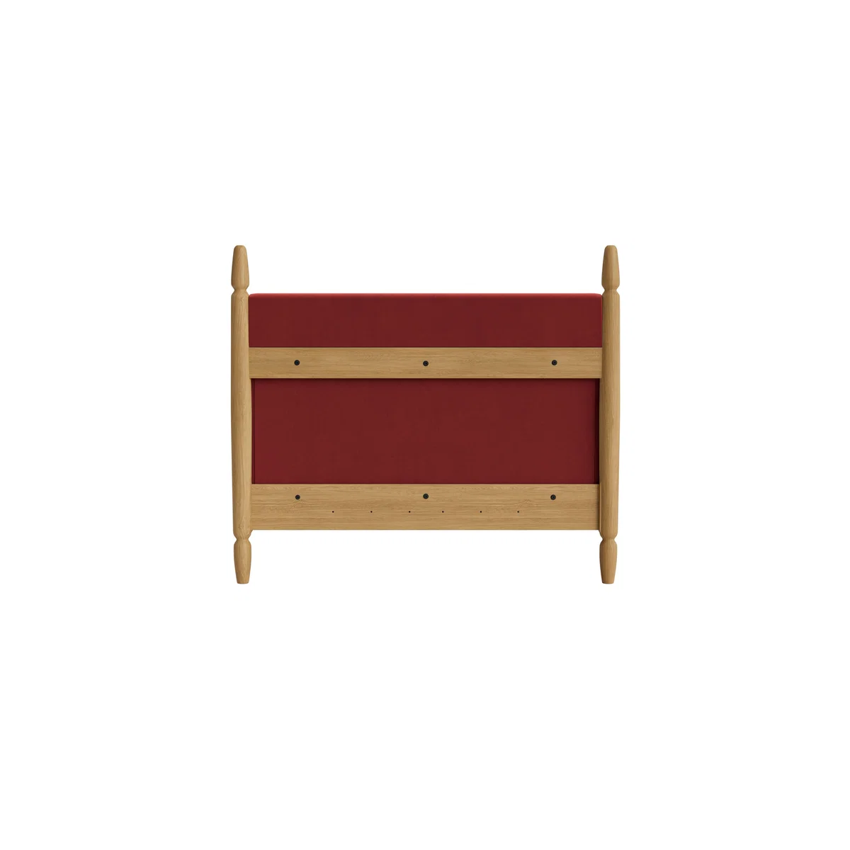 Double Pippi Bed in Light Oak in Rocking Horse Clever Velvet – image 4
