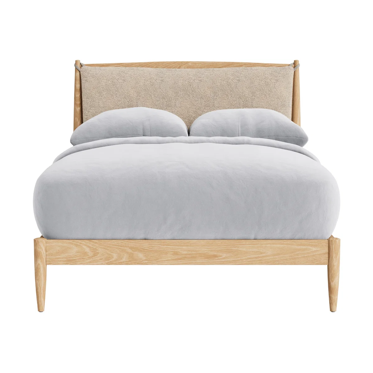 Shearer Bagel Bed, Double (White Oak) – image 1
